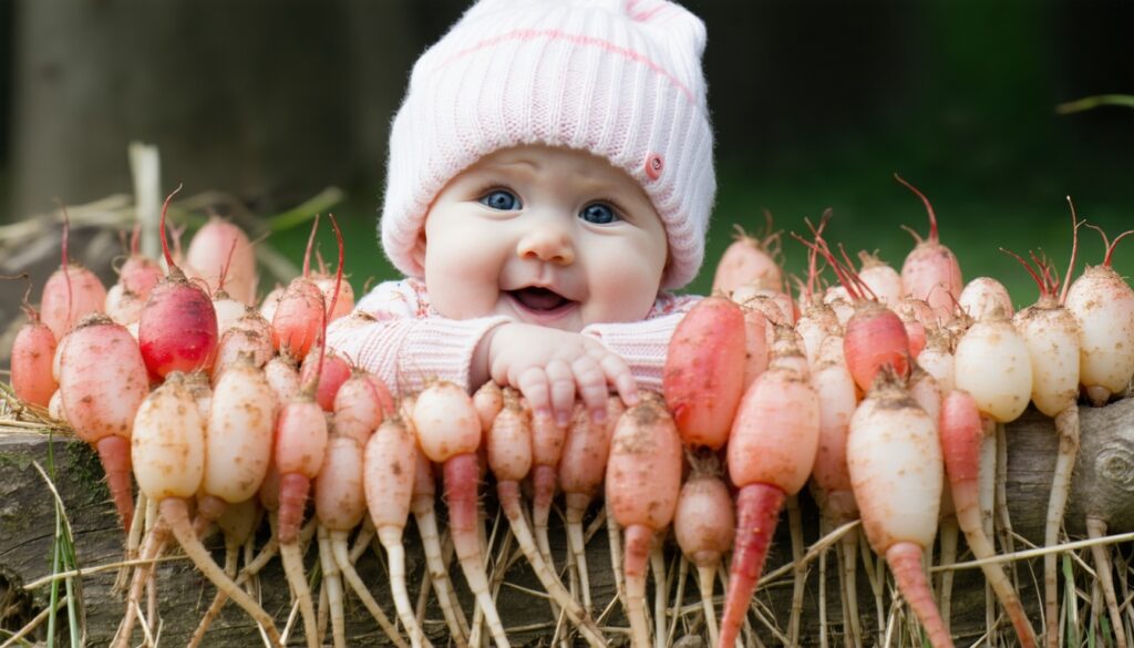 baby rode vlekken