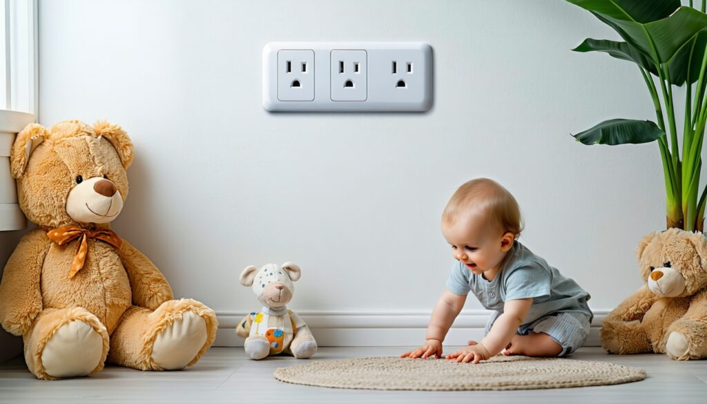 baby en stopcontacten
