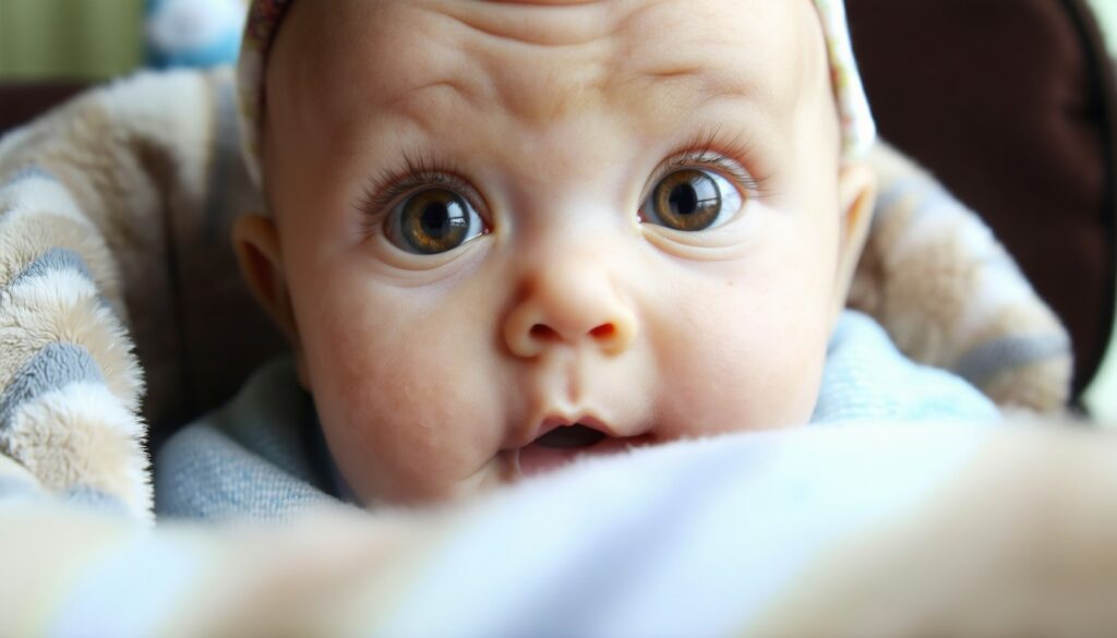 baby ziet wazig