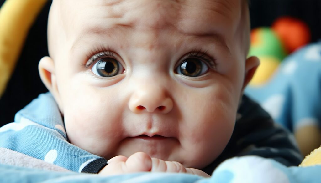 wanneer ziet een baby scherp