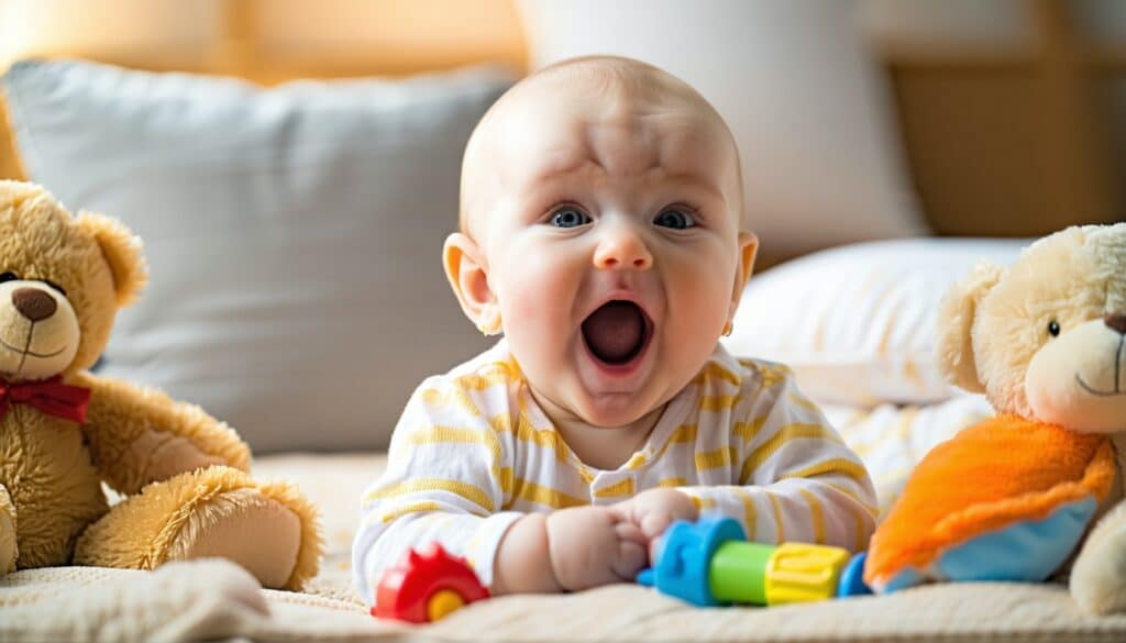 wanneer begint een baby te brabbelen