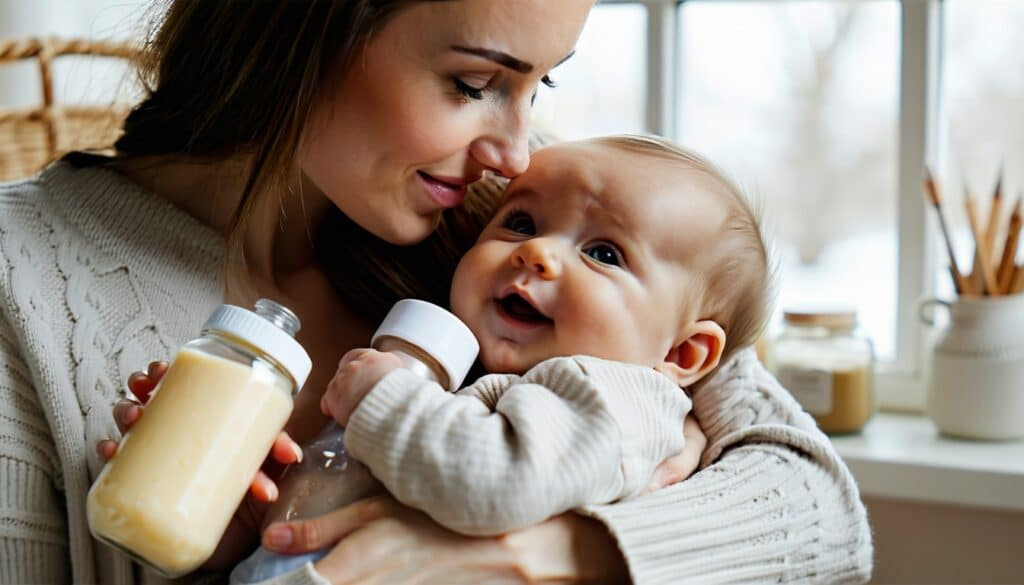 borstvoeding combineren met flesvoeding