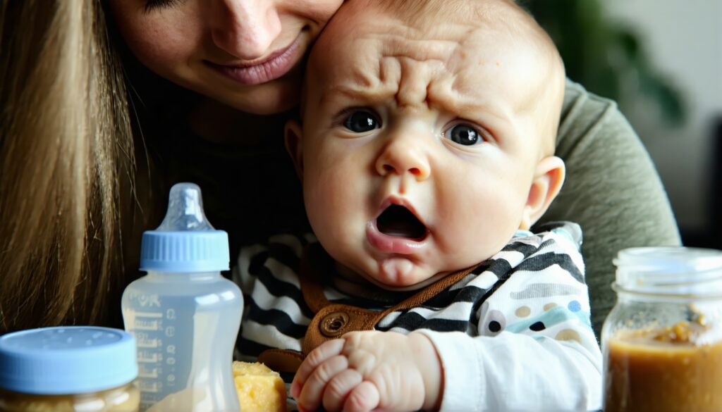 baby heeft last van obstipatie of diarree na voeding