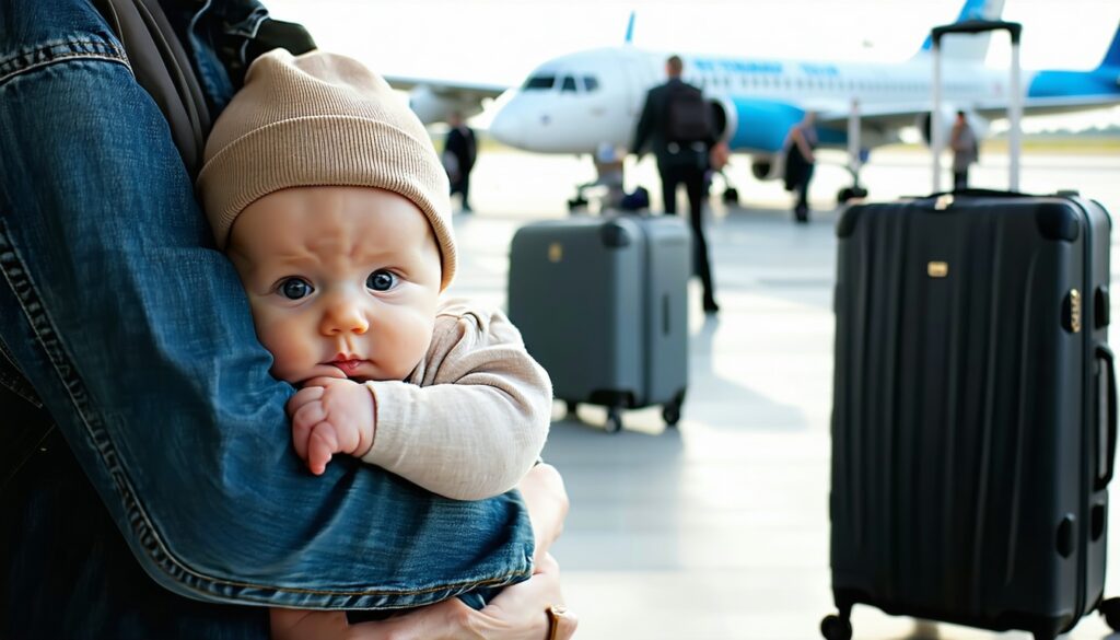 baby zonder paspoort reizen
