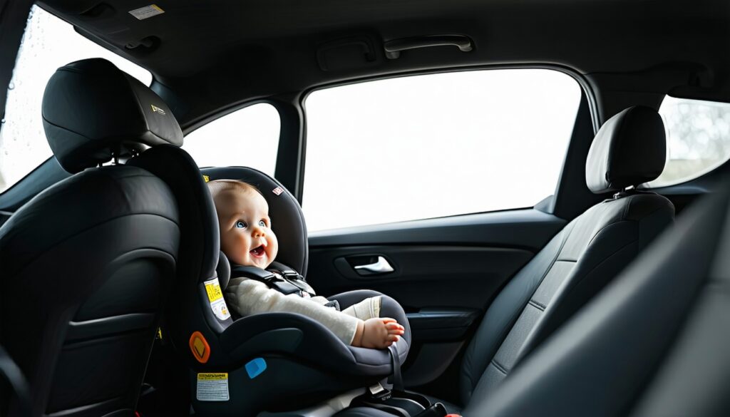 hoe lang mag baby in autostoel