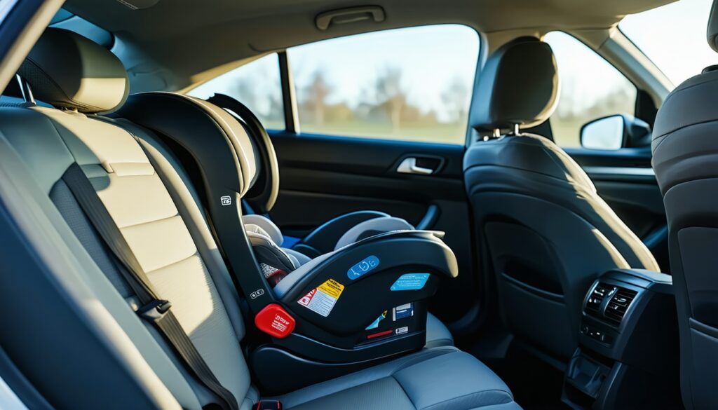 baby autostoel achterbank of voorin