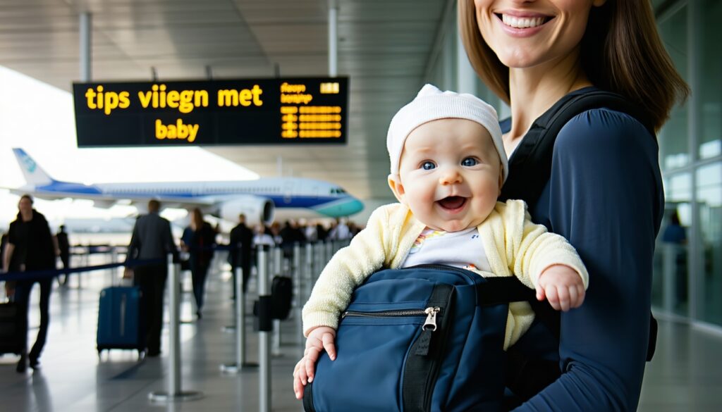 tips vliegen met baby