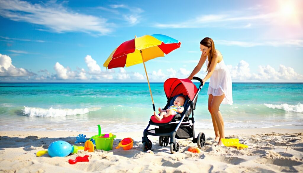 eerste vakantie baby