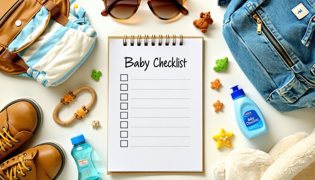 baby vakantie checklist