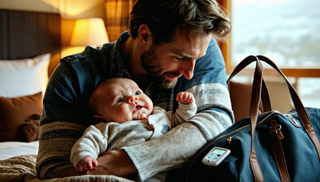 baby ziek op vakantie