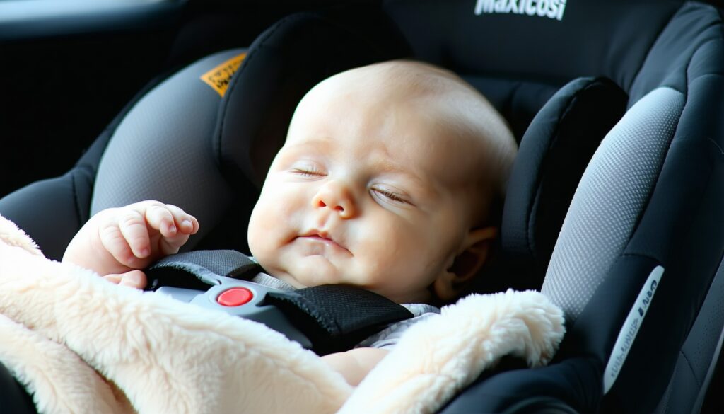 baby in maxicosi