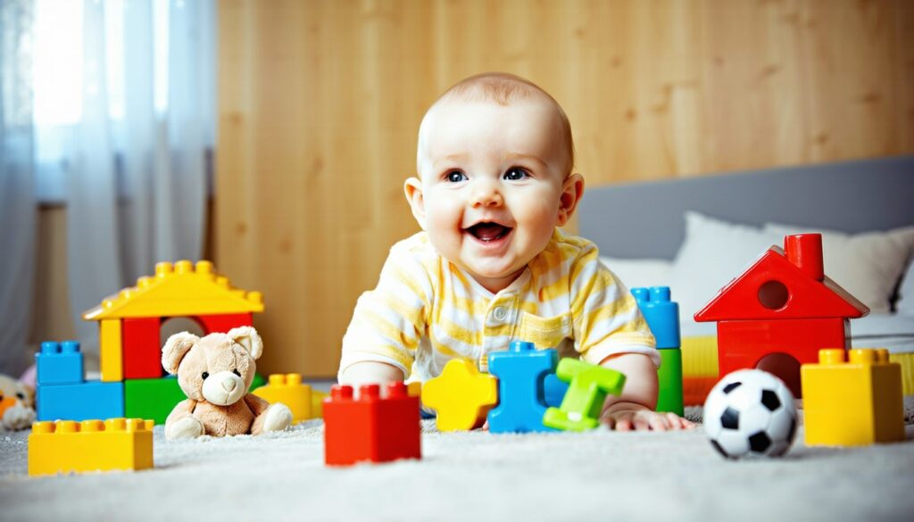 ontwikkeling baby door spel