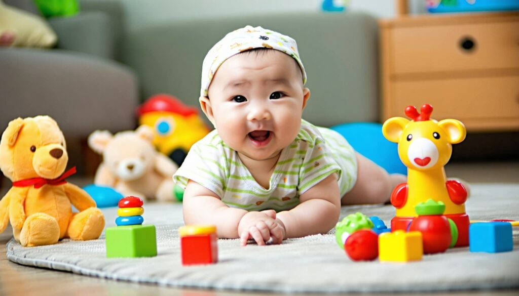 welke spelletjes met baby 3 maanden