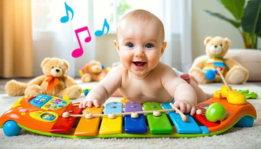 spel met muziek baby