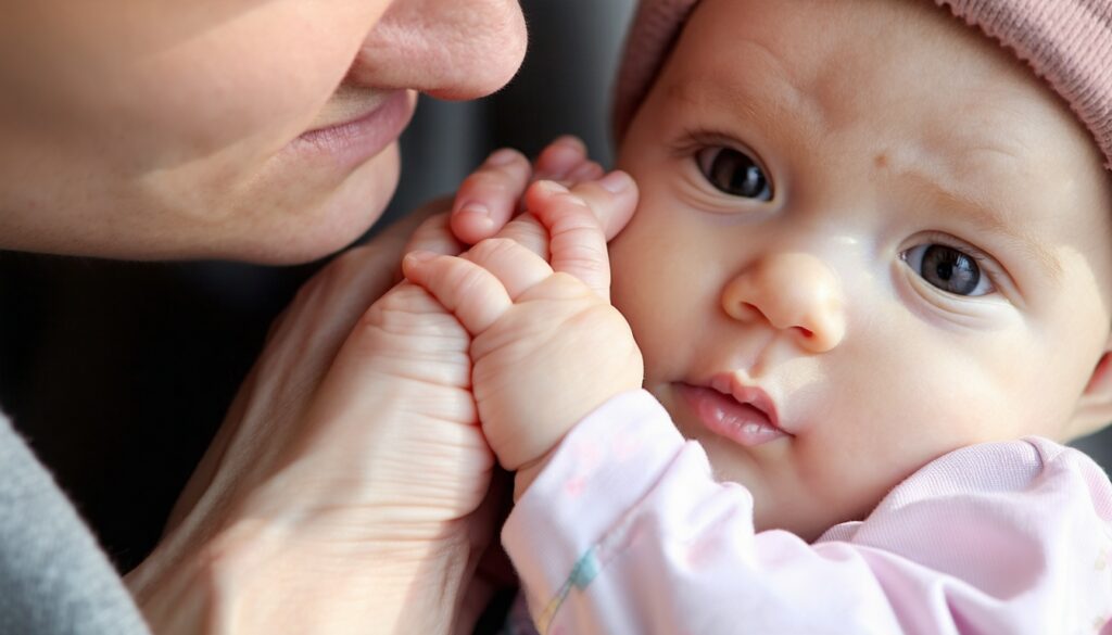 contact maken met baby