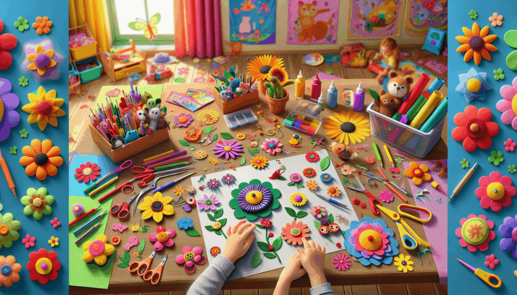 bloemen en dieren knutselen peuters