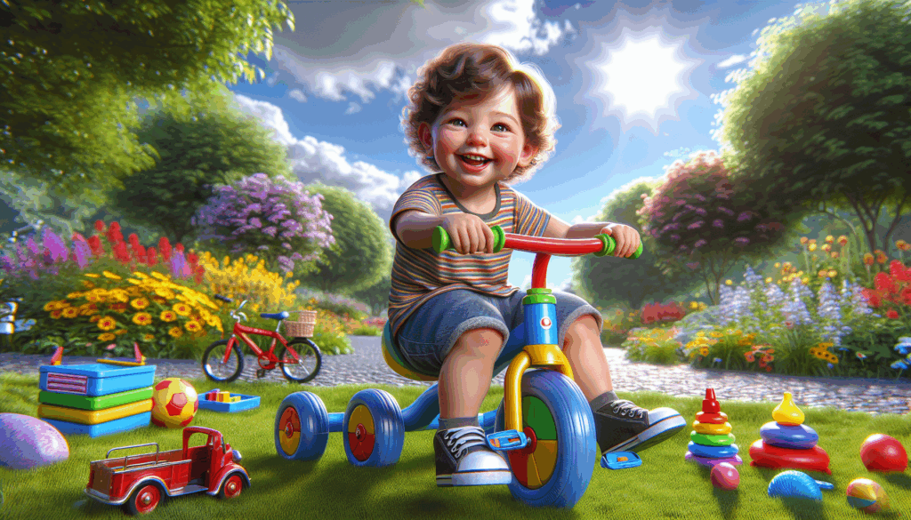 rijden en fietsen peuter